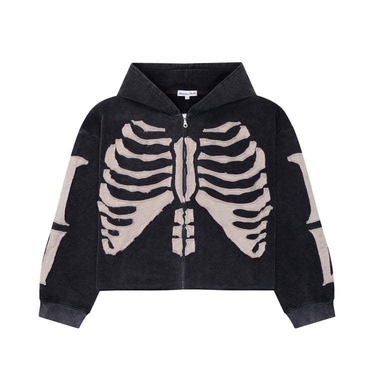 SKELETON 'BONES' ZIP UP