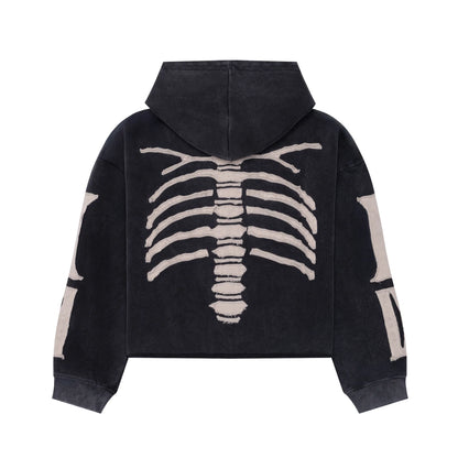 SKELETON 'BONES' ZIP UP
